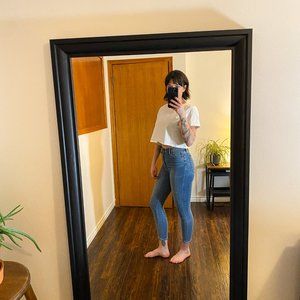 Denim Forum Lola High Rise Skinney Jeans